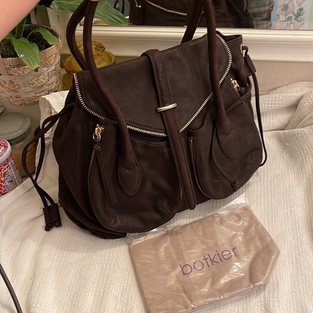 BOTKIER - NWT- brown leather large tote
